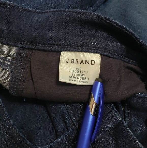 J Brand 620 Super Skinny Jeans In Stormy Size 28 - Picture 8 of 15
